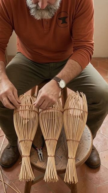 Creators ad: Rattan lamps