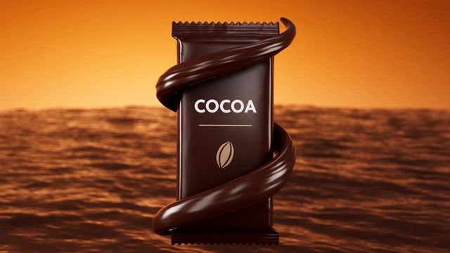 Food and drink ad: Chocolate sea