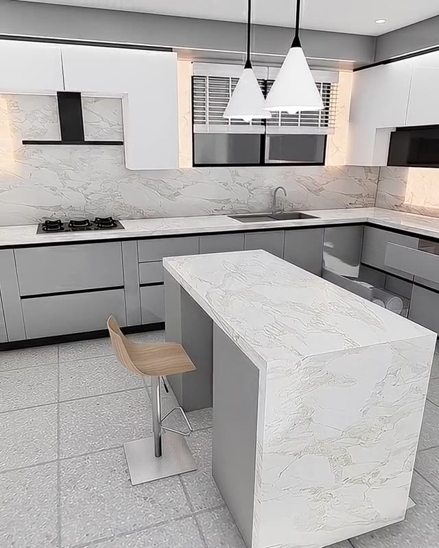 Kitchen walkthrough, 3D