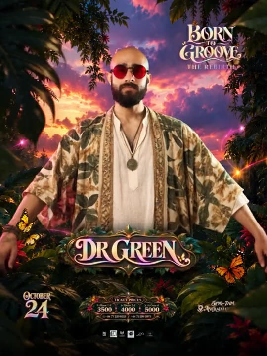Born To Groove motion flyer, Dr Green